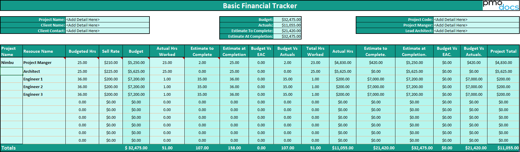 Basic Finance Tracker